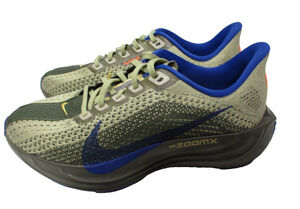 Nike Zoom X Pegasus Womens Sz 8 Mens Sz 6.5 Cargo Khaki/Deep Royal Blue Shoes